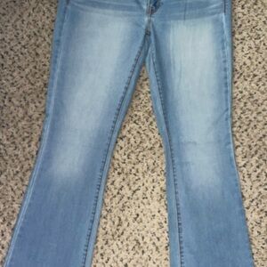 American Eagle Outfitters Blue Flare Wide Leg Jeans